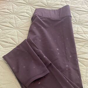 Terez Black Starry Leggings size medium